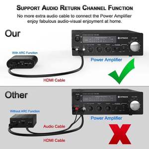 <span class=keywords><strong>HDMI</strong></span> <span class=keywords><strong>ARC</strong></span> Audio Extractor HDCP, CEC óptico TOSLINK SPDIF <span class=keywords><strong>RCA</strong></span> de 3,5mm de Audio convertidor 4K X 2K 3D <span class=keywords><strong>HDMI</strong></span> <span class=keywords><strong>adaptador</strong></span> de divisor de Audio - Product Image 5