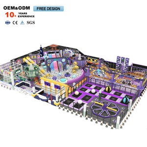 Équipement de terrain de jeux intérieur moderne, aire de jeux souple et parc de saut, jeux interactifs pour enfants en intérieur et en extérieur - Product Image 3