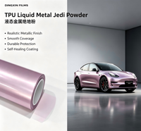 Film de protection de peinture (PPF) auto-cicatrisant anti-rayures en TPU brillant couleur poudre rose métallique liquide 7,5 mil, directement de l'usine pour carrosserie automobile