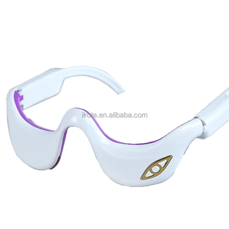 페이드 서클 및 주름을 위한 4D 스마트 ABS 마이크로 전류 눈 마사지 진동 완화 아이 케어 EMS 마스크