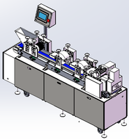 Machine de formage et de découpe de bonbons aux cacahuètes, entièrement automatique, Machine de fabrication de barres de sésame croustillantes à l'avoine