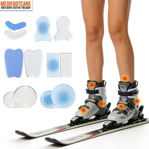 Almohadillas de Gel para <span class=keywords><strong>Tobillo</strong></span> de Hockey, Discos de Gel para Botas, Protector de <span class=keywords><strong>Tobillo</strong></span>, Accesorios para Patinaje sobre Hielo y Esquí - Product Image 1
