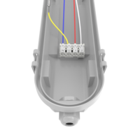 COMLED 2FT 18W Luminaire linéaire LED étanche à capteur, longueur 600mm, dimmable, IP65 IK08 pour parking avec garantie de 3 ans