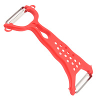 Plastic Multifunctionele Dubbelkop Groenteschiller Groente Fruitsnijder Fruitschiller Stamper Rasp Aardappelschillers Snijmachine