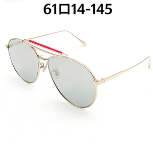 แว่นกันแดดทรงโอวอลแบบมินิมอลสไตล์เรโทรโอเวอร์ไซส์ แฟชั่นดับเบิ้ลบริดจ์ สำหรับทุกเพศ สไตล์นักบินเรโทร - Product Image 3