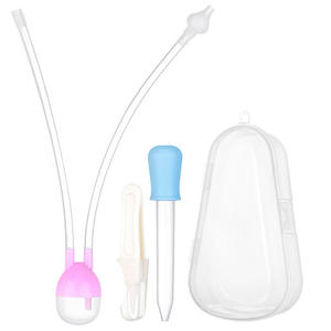 Aspirador Nasal antirreflujo, alimentador de medicina, juego de combinación de Clip Booger, pinzas tipo catéter de succión bucal de comercio exterior - Product Image 5
