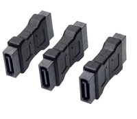 Adaptador de Puerto SATA 3.0 de 7 Pines de Alta Calidad, Macho a Macho, Ángulo Recto, Conector Serial ATA III de 7P, 6 Gbps