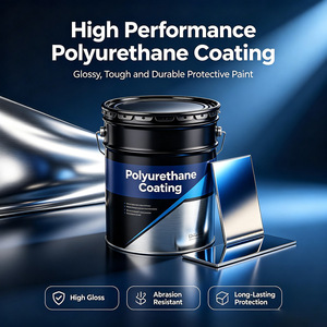 Hsea PU 770 High Gloss Polyurethane Coating, Weather Resistance PU Polyurethane Paint for Steel Structure Surfaces - Product Image 1