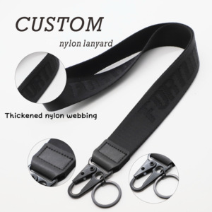 Corporate Promotional Eco-Friendly Durable Washable Custom Printed Polyester/Nylon Lanyards Carabiner Hook Personalized Logo