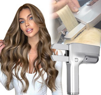 6D Troisième Génération Électronique Intelligente Extension de Cheveux Machine D'extension de Cheveux Sans Soudure Invisible Rapide Extension de Cheveux Y