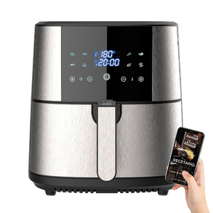 Caliente llegada de grado alimenticio profesional sin aceite Airfryers eléctrico de vidrio profundo freidoras de aire 5L 4.5L - Product Image 4