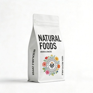 Bolsa de Papel Kraft con Cierre Hermético, Impresa Personalizada, Reciclable, para Envasado de Alimentos, Granos y Snacks - Product Image 2