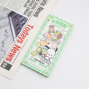 Dễ thương pochacco dán notepad văn phòng phẩm Cô Gái Văn phòng phẩm mới dễ thương Anime tiện lợi cuốn sách lưu ý cuốn sách - Product Image 2