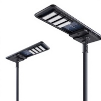 Lampadaire solaire intégré tout-en-un, étanche IP65, en aluminium moulé sous pression, lampe LED extérieure pour route, certifié CQC, garantie 3 ans