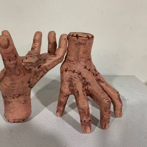 Populaire <span class=keywords><strong>Main</strong></span> coupée d'<span class=keywords><strong>Addams</strong></span> en vinyle, Décoration d'horreur d'Halloween, Personnalisable, En stock, Accessoire <span class=keywords><strong>de</strong></span> farce - Product Image 5