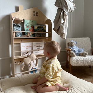 Tường kệ sách Nhà hình xoay kệ sách hiển thị trẻ em Tủ Sách trẻ em 3 tầng trẻ em Bàn kệ sách - Product Image 3