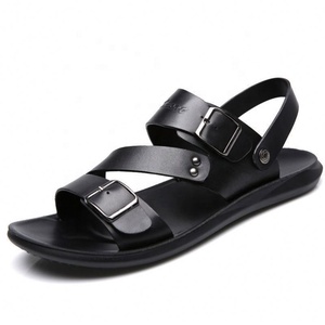 <span class=keywords><strong>Sandali</strong></span> in pelle da <span class=keywords><strong>uomo</strong></span> con cinturino regolabile da spiaggia Casual sportivo <span class=keywords><strong>di</strong></span> lusso Ruizi - Product Image 4