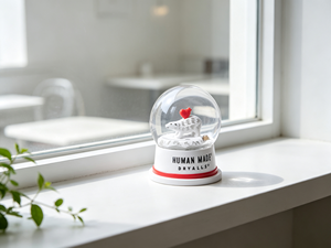 Cadeau de Noël et Nouvel An en résine personnalisé petite boule à neige de 8cm en résine ours polaire boule à neige en verre - Product Image 4