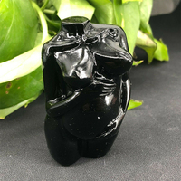 2025 Schaufenster puppe Torso Hand geschnitzte Quarz Kristall Nude Model Frauen Körper Torso Statue für Kristall Handwerk
