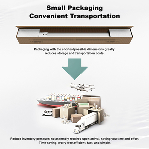 호텔 제작 스마트 알루미늄 합금 전동 커튼 트랙 시스템 리모컨 포함 현대적 디자인 가정 거실용 - Product Image 6