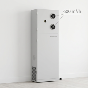 Sistema ERV de Pie con Control Remoto, Purificación Rápida de 600m/h, Calefacción Eléctrica - Product Image 1