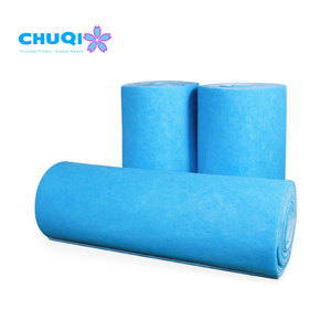Chuqi G2 <span class=keywords><strong>G3</strong></span> G4 sợi tổng hợp pre-lọc phương tiện truyền thông cuộn màu Xanh ngoại quan phương tiện truyền thông CuộN Bộ lọc không khí phương tiện truyền thông cuộn không khí bộ lọc - Product Image 1