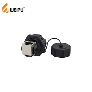 WEIPU-conector de <span class=keywords><strong>Cable</strong></span> Ethernet hembra para interior, conector a prueba de agua IP67, <span class=keywords><strong>cat</strong></span> <span class=keywords><strong>7</strong></span>, rj45 - Product Image 4