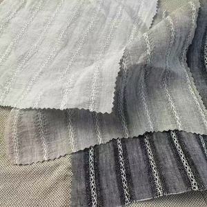 Stone Washed European Flax Jacquard Dobby <strong>Linen</strong> Fabric - Product Image 5
