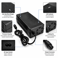 Cargador de Batería para Scooter Eléctrico de 42V 2A, Serie E-bike, Scooter Plegable, Batería de Litio, Personalizable, DC GX16 XLR