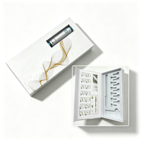 Boîte de rangement rigide à fermeture magnétique, étui de transport portable pour stylos de beauté, pour emballage de flacons en verre, taille et logo personnalisés imprimés