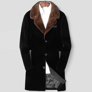 <span class=keywords><strong>Cappotto</strong></span> da <span class=keywords><strong>Uomo</strong></span> di Lusso in Pelliccia di <span class=keywords><strong>Visone</strong></span> Naturale all'Ingrosso 2022, <span class=keywords><strong>Cappotto</strong></span> Lungo Invernale Caldo Personalizzato in Stile Classico - Product Image 6