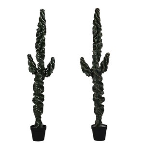 Mô phỏng cây xương rồng lốc xoáy sa mạc cây trong nhà cửa sổ trang trí thiết lập Nhân Tạo Màu xanh lá cây cảnh quan đồ trang trí Nhựa 1.9m tự nhiên - Product Image 6