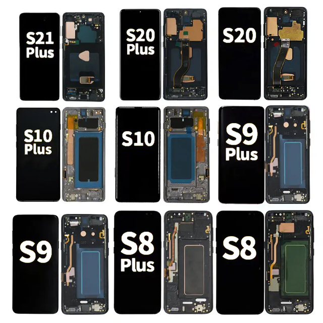 Original Lcd Screen for samsung S8+ S9+ S10+ S20 S21 Ultra S22 Plus Lcd Display Mobile Phone Lcds for Samsung S5 S6 S7 S8 S9 S10
