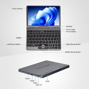 2 Trong 1 Mini Máy Tính Xách Tay 8 Inch Màn Hình Cảm Ứng Xách Tay Và Trọng Lượng Nhẹ/Nhỏ Bỏ Túi Máy Tính/Intel 12th Gen N100 Bộ Vi Xử Lý - Product Image 6