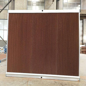 Panel de enfriamiento evaporativo de plástico con rejillas de aire de acero inoxidable para naves de cerdos, sistema de enfriamiento por agua evaporativa - Product Image 5