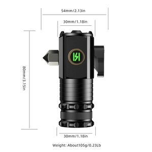 Linterna LED de Alta Potencia, Recargable por USB, Mini Linterna EDC, Potente Luz de Llavero con Imán, Linterna de Emergencia para Camping - Product Image 6