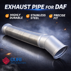 Tuyau flexible d'échappement 1643463 1743073 1634456 pour <span class=keywords><strong>camion</strong></span> <span class=keywords><strong>Daf</strong></span> 201+fer 304+409 - Product Image 1