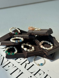 Personnalisez vos propres bijoux sur mesure, accessoires de mode pour femmes, bagues délicates faites à la main avec des perles colorées et des perles en forme de fleurs pour femmes - Product Image 2