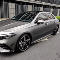 Film protecteur gris AMG en TPU pour voiture, film PPF mat résistant aux rayures avec fonction de changement de couleur pour la peinture de carrosserie
