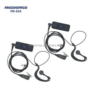 2PCS Freedomgo FM-S24, los Walkie Talkies Más Pequeños y Súper Mini + Auriculares con Alimentación USB, UHF 400-470MHz, Bidireccionales, con Batería de 500mAh - Product Image 2