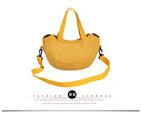 Sac à bandoulière en toile de style coréen INS, broderie de fruits de dessin animé, forme de banane, sac à bandoulière pour téléphone portable, sac à bandoulière mignon pour fille
