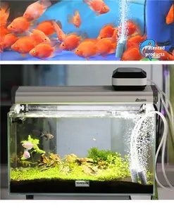 Pompe à air Sunsun série CP, écologique, double alimentation AC/DC, commutation automatique en cas de panne de courant pour assurer la sécurité des poissons - Product Image 4