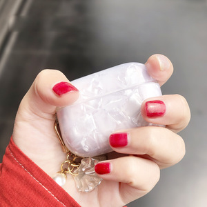 2025 patrón de carcasa elegante para <span class=keywords><strong>AirPods</strong></span> <span class=keywords><strong>3rd</strong></span>/Pro 2 funda con cordón de perla funda protectora de TPU suave para auriculares inalámbricos Airpod 4 - Product Image 6