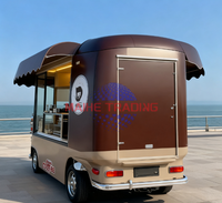 Camion de restauration mobile électrique en tôle d'acier galvanisé pour hot-dogs, idée d'entreprise, enregistrement juridique