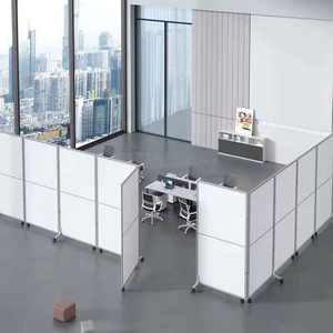 Séparateur de pièce de bureau Portable, écran pliable, cloison de séparation sur roues - Product Image 6
