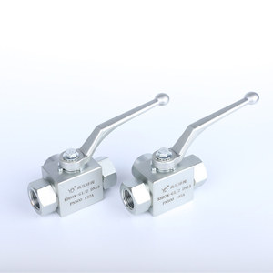 Válvula de bola de la serie de orificios de montaje a un lado con orificios Válvula de bola hidráulica KHB Válvula de bola KHB de acero inoxidable - Product Image 5