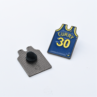 Broche personnalisée pour maillot de basketball, badge métallique, accessoires, pendentif étoile créatif, cadeau pour étudiant et couple, épingle de revers personnalisée pour cadeau