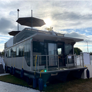 Maison flottante certifiée CE pour salon et cuisine, <span class=keywords><strong>bateau</strong></span> ponton à vendre - Product Image 1