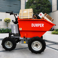 Zhongtuo Mini dumper à piles capacité de 500kg 4x4 roues motrices 0.5Ton charge nominale attachement de seau petit chargeur de camion à benne basculante