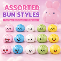 Lot de 25 jouets sensoriels TPR en forme de lapin, remplis de maltose, assortis, en boîte cadeau, pour la vente en gros